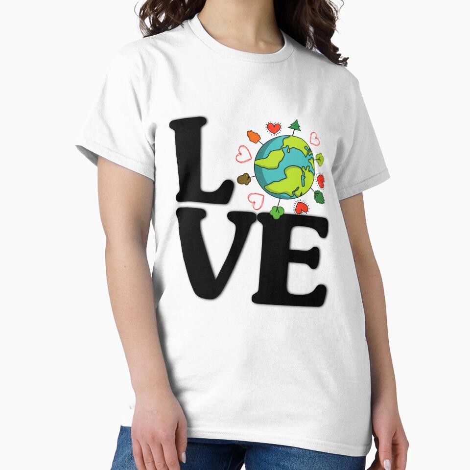 Love Planet Earth by Funky  Fibers