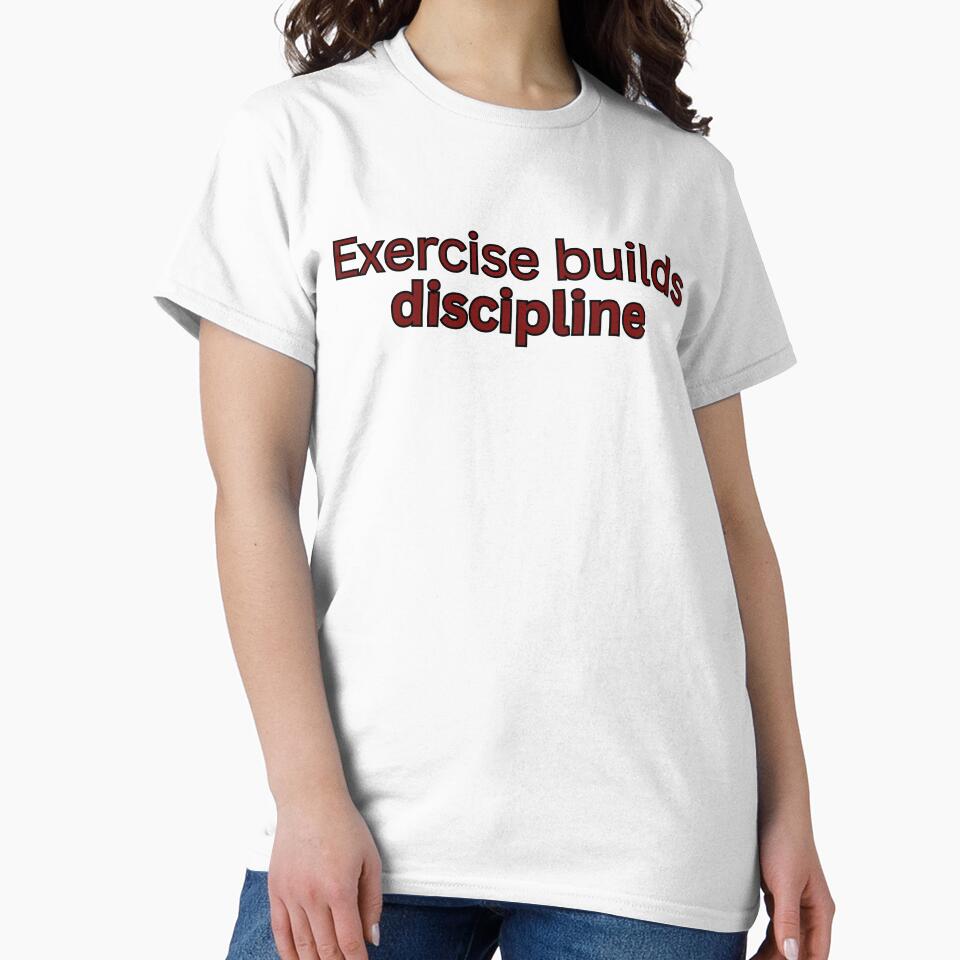 Exercise build discipline-gym quote by HustlersShop77