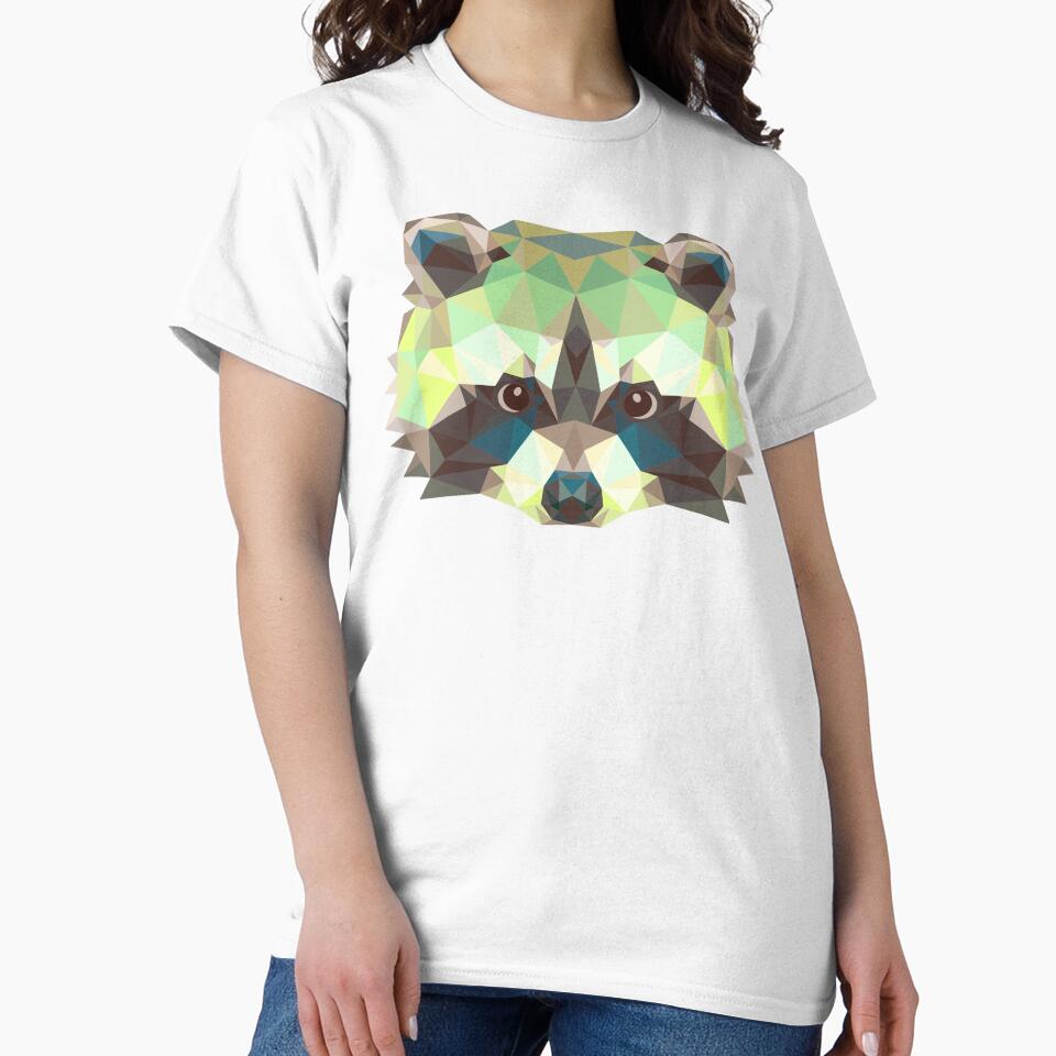 Raccoon Head Triangle by Fairyjam