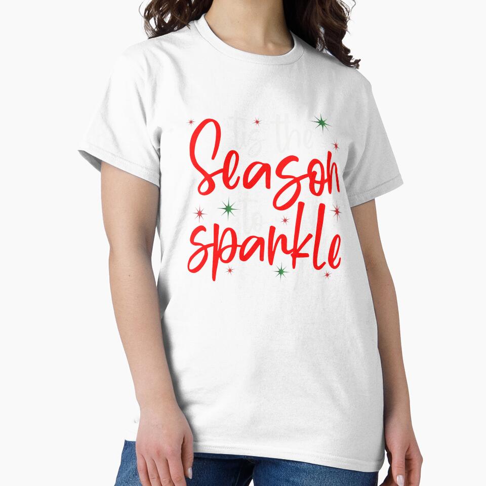 TIS THE SEASON TO SPARKLE NOVELTY FUNNY CHRISTMAS by AllThatIsWelsh