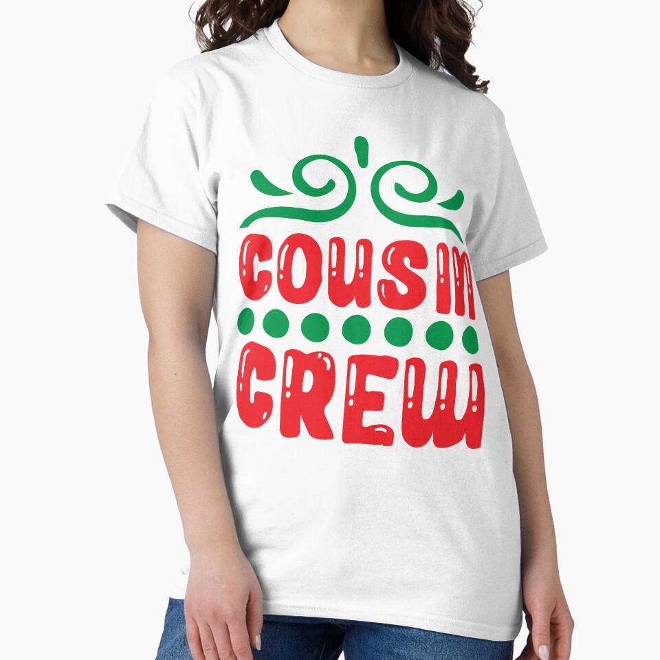 Cousin Crew - Funny Family Matching Christmas Slogan Gift by FuzionRaptor