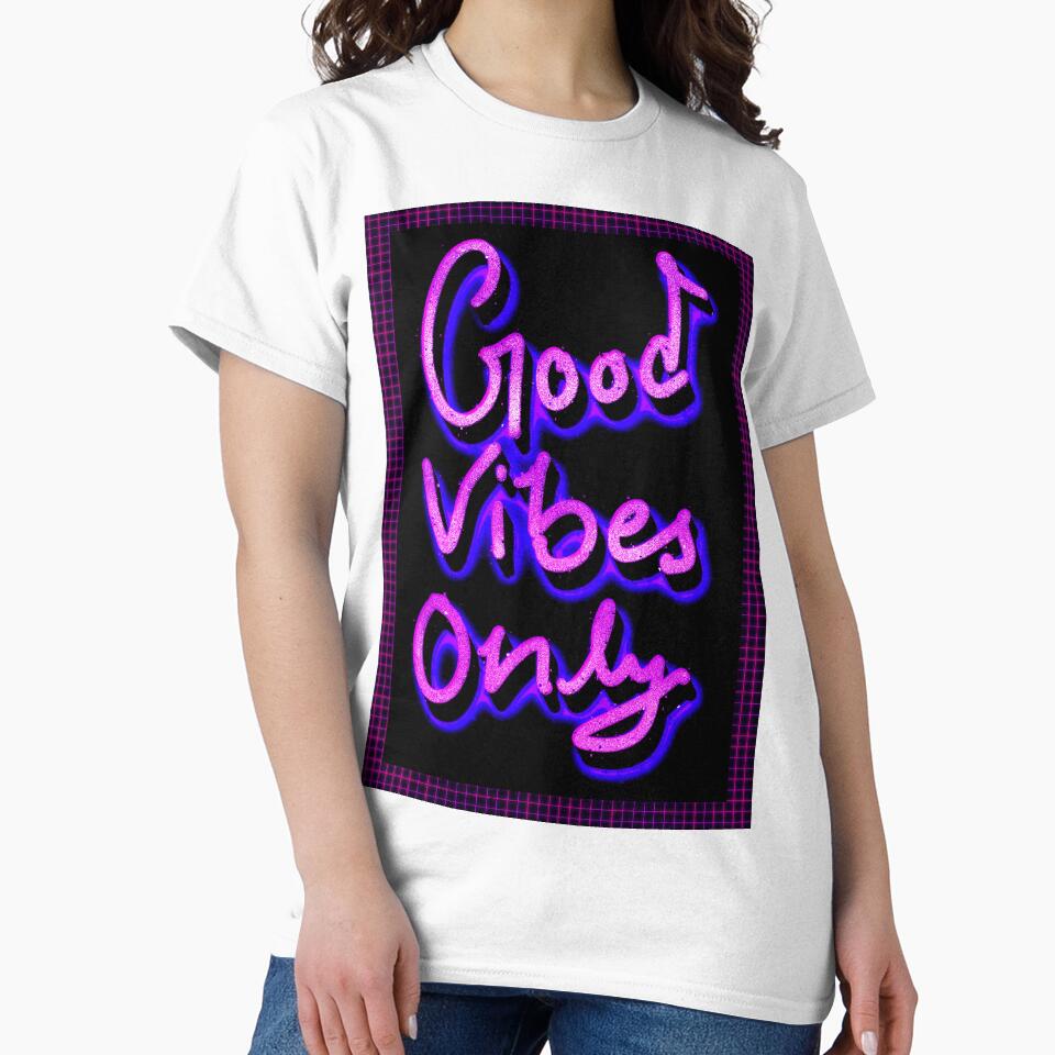 GOOD VIBES ONLY - 3D AND NEON by ak3shay