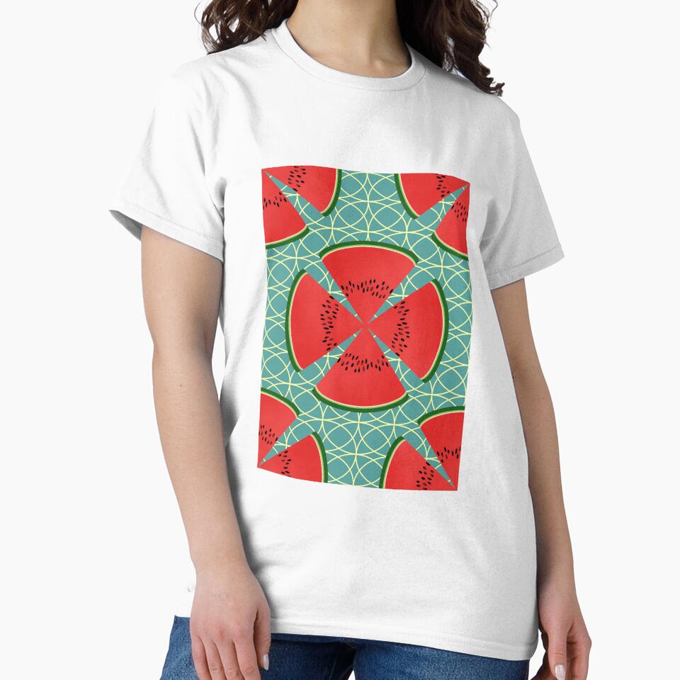 Watermelon Poppy Pattern by MerryMakewell