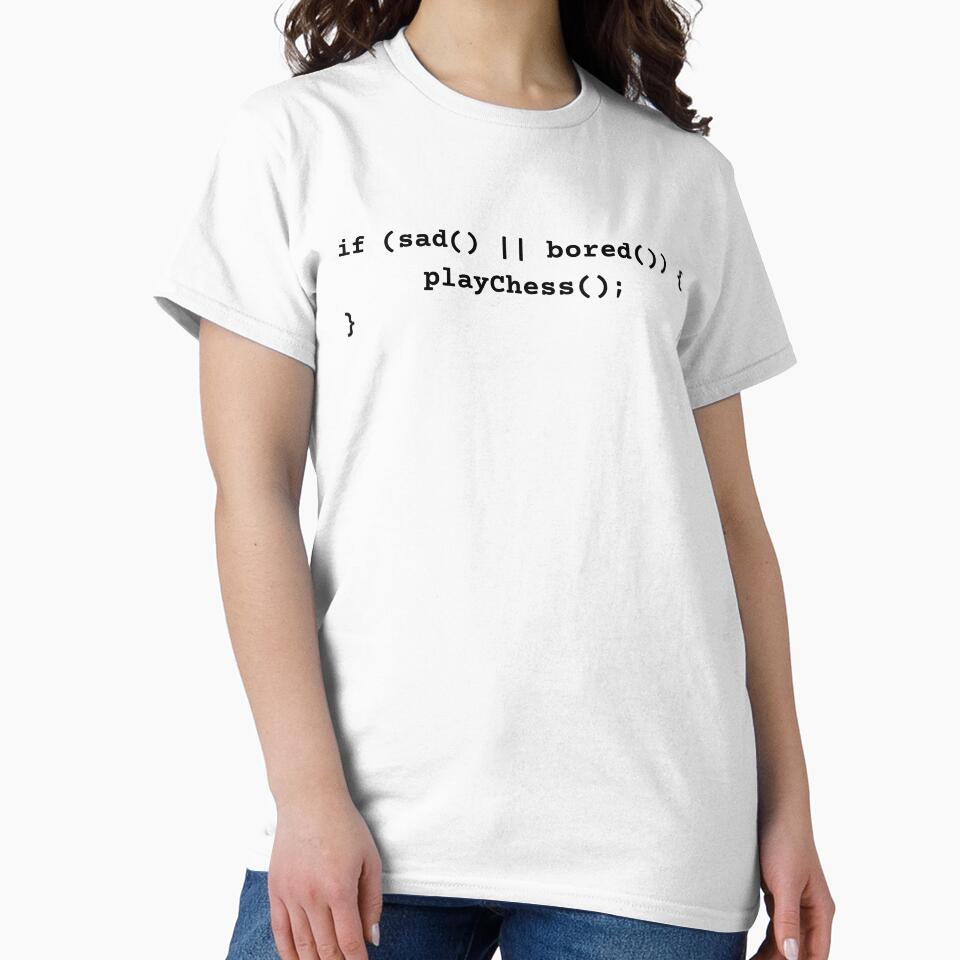 Coder's Logic for Chess - Funny Programmer & Developer Gift by TheCuriousPawn