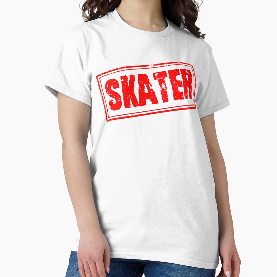 Skater (Vintage Retro Stamp • Skating • Gift For Sk8ters) by SassyClassyMe