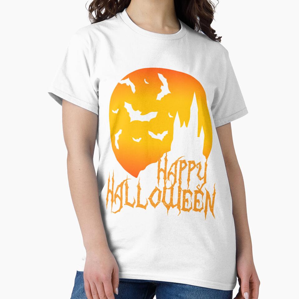 Happy Halloween T-Shirt for Men and Women by AllStarMerch