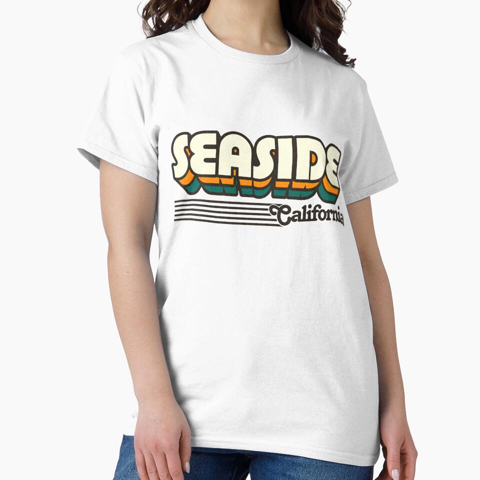 Seaside, California | Retro Stripes by retroready