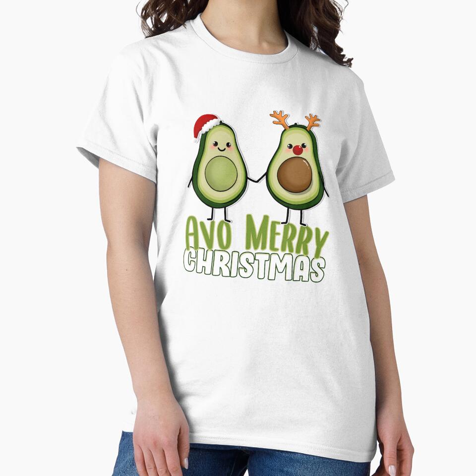Christmas Avocados Avo Merry Christmas by SusanaDesigns