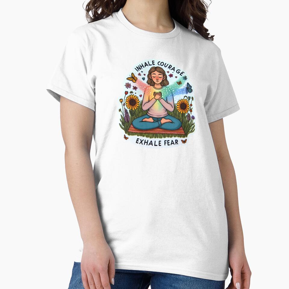 Inhale Courage Exhale Fear Healing Meditation by digilabs