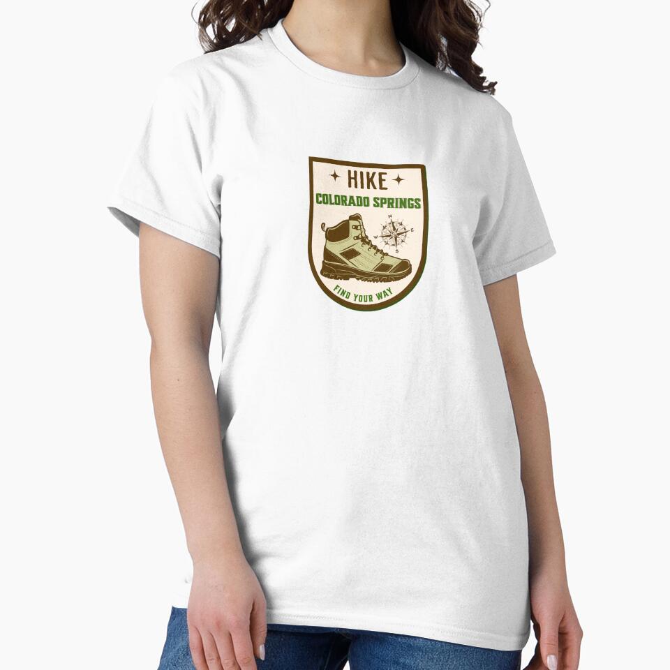 Hike Hiker Hiking Colorado Springs Colorado by CattlettArt