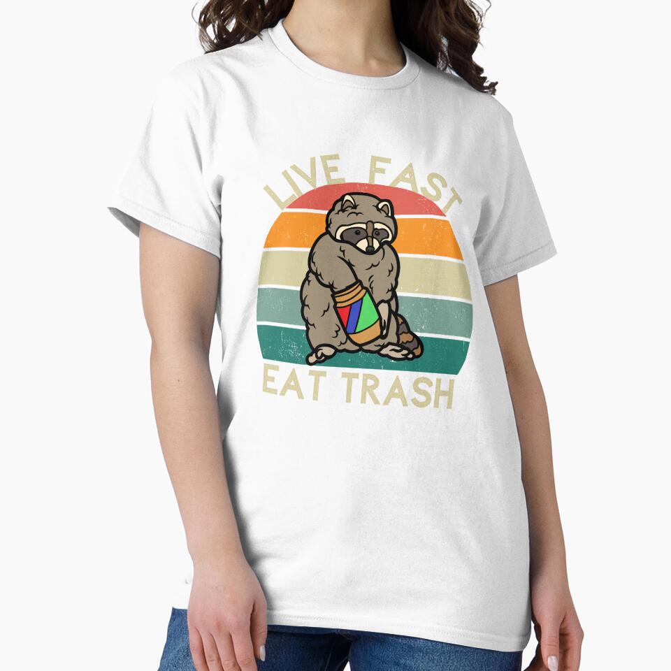 Live Fast, Eat Trash 3.0 | Raccoon design by SocialTekkie