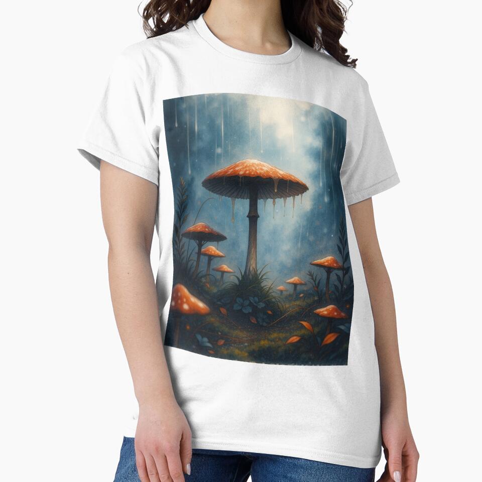 Mystical Mushroom in the Rain by The Rogue Mark