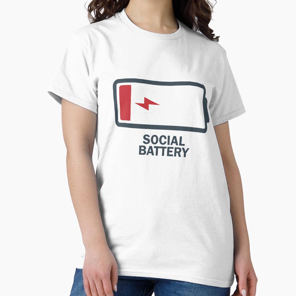 Social Battery Needs Charging Running Low by MoodPending