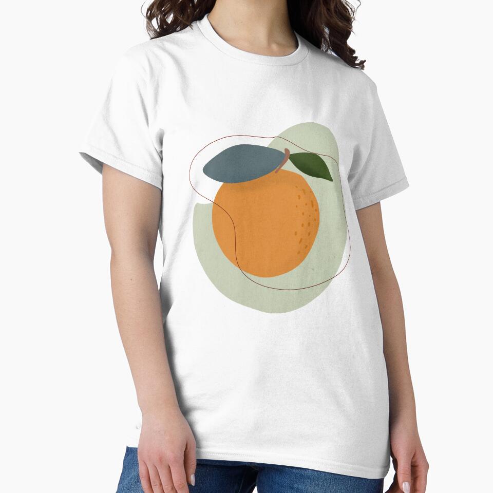 Modern Orange, Fruit illustration by Ana Moguš