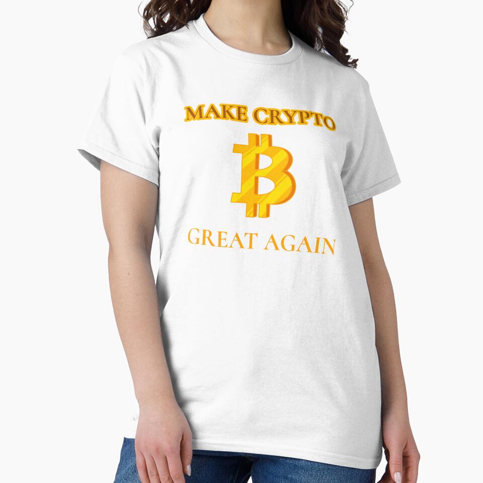 Make Crypto Great Again Cryptocurrency Funny Gift by Second Slice