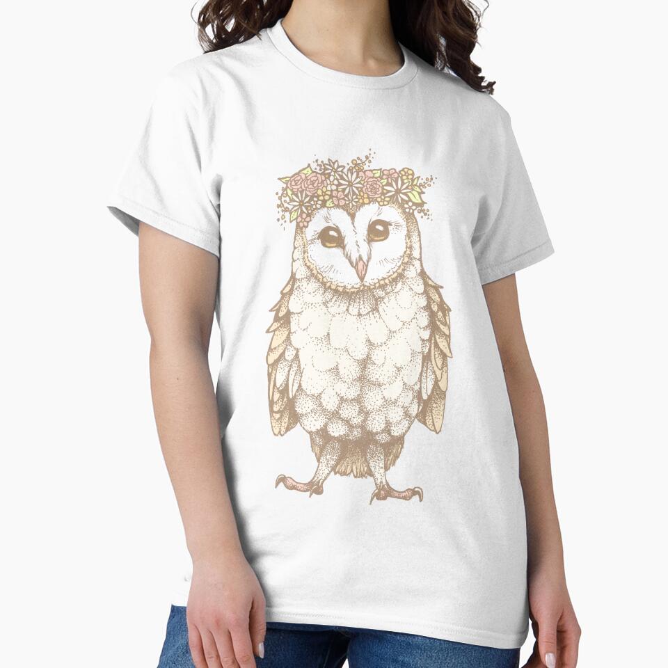 Floral Owl by Lauren Alane