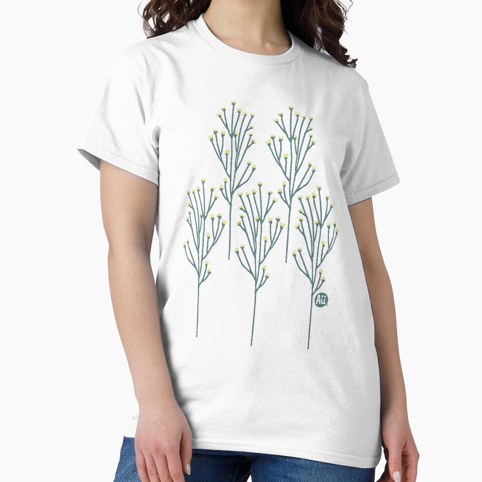 Sweet Tiny Wildflower [smoky orange] by Aia UENO design