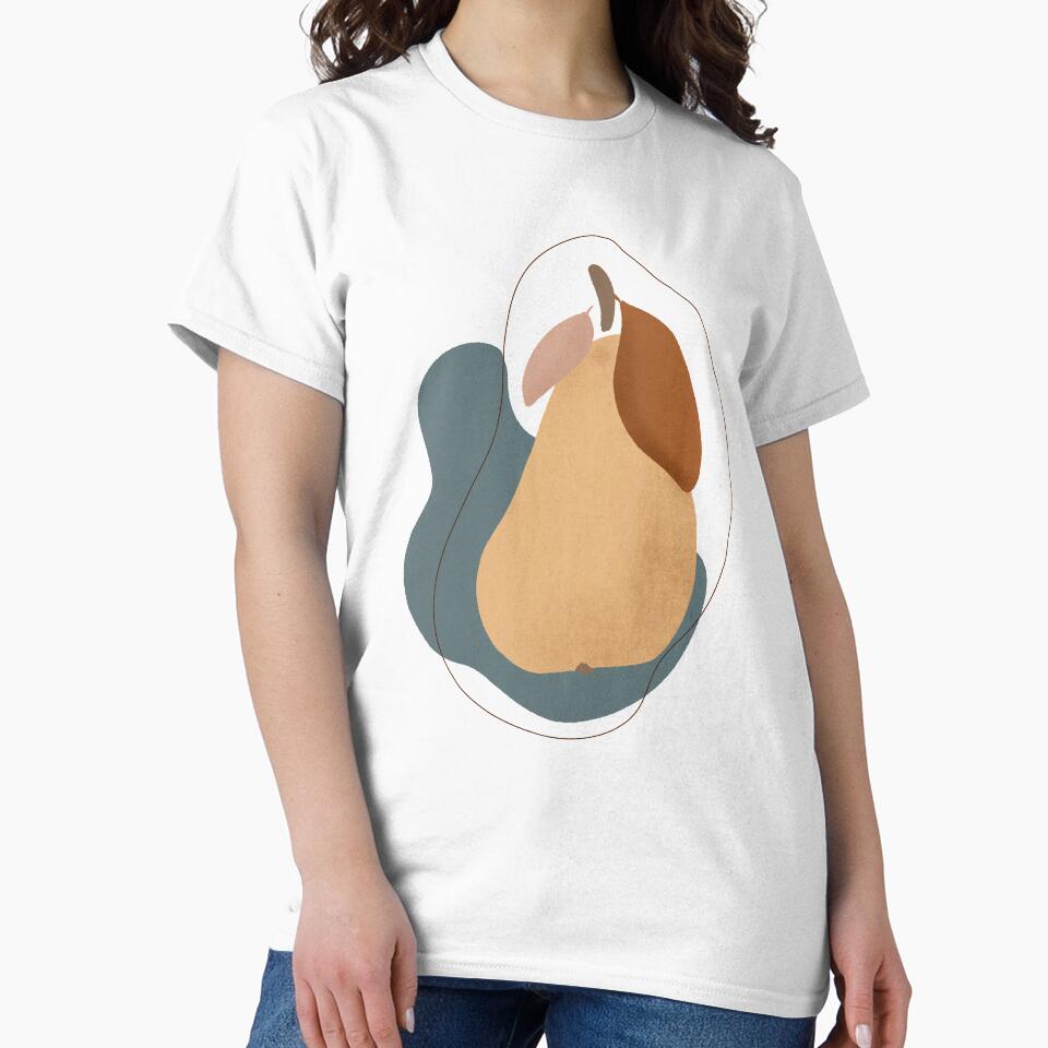 Modern Pear, Fruit illustration by Ana Moguš