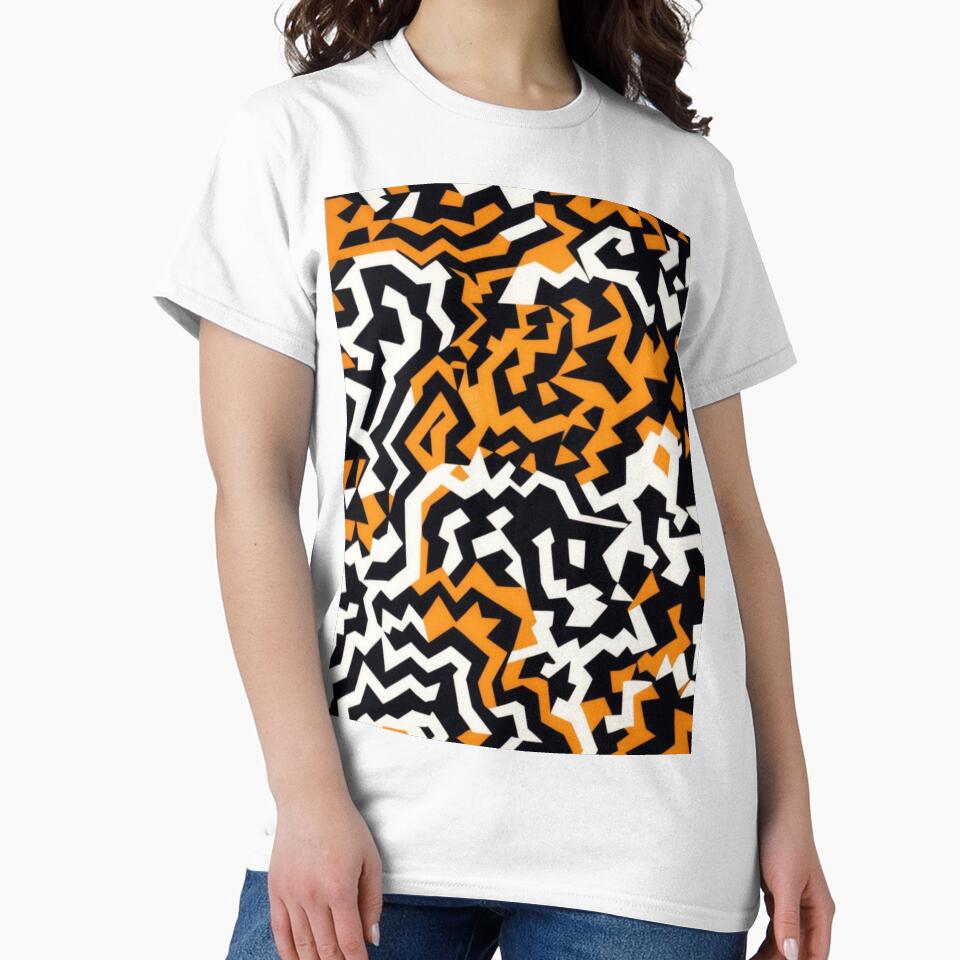 Minimalist Tiger Art Style by Basunat