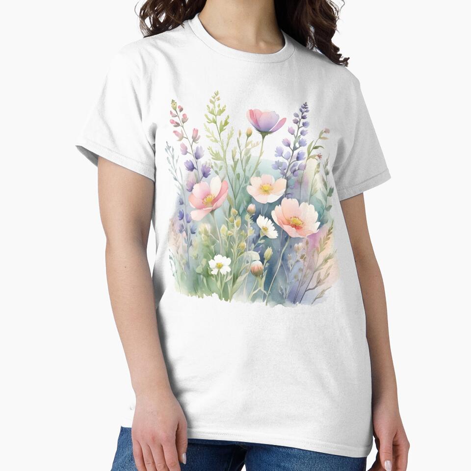Wildflower Meadow Illustration by Viktoriia13