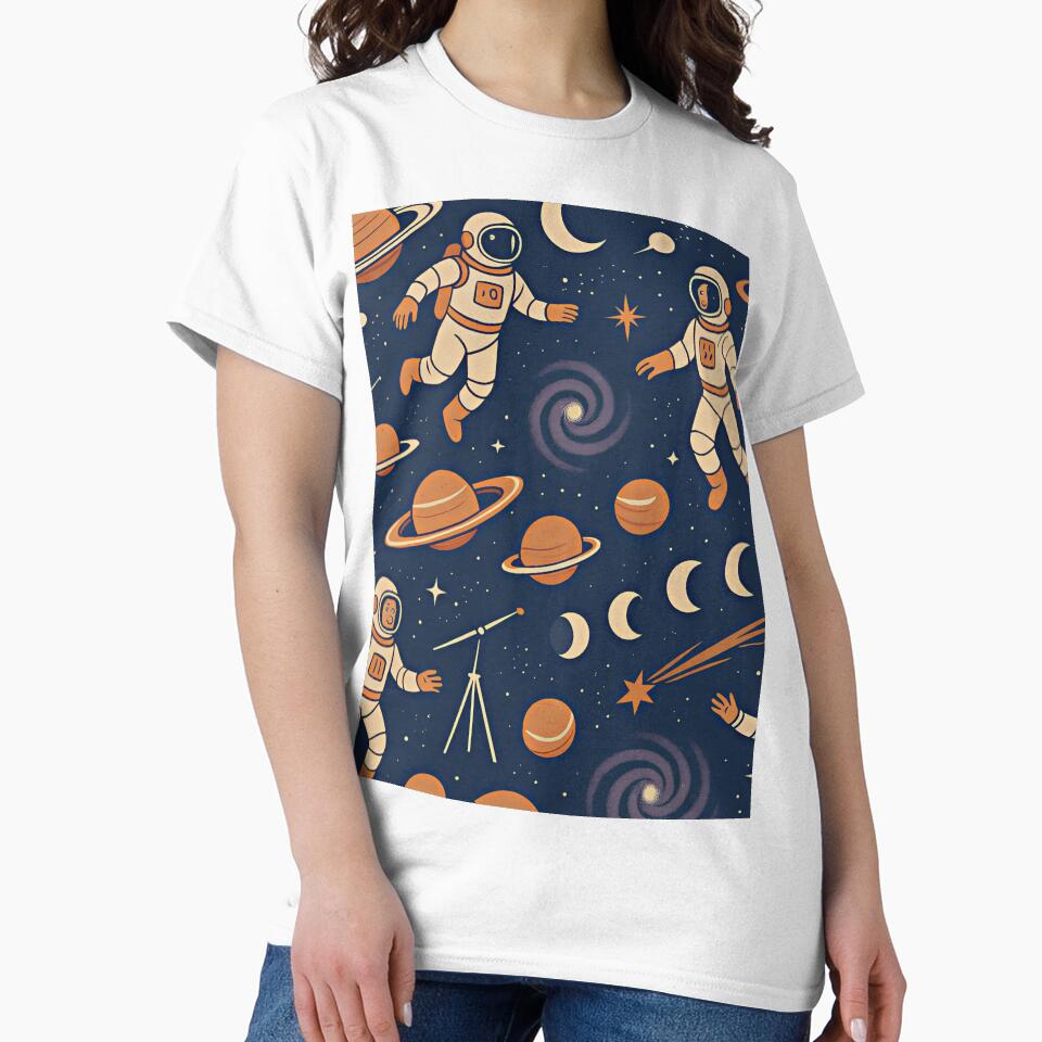 Science and STEM Retro Space Astronomy Design by dxange