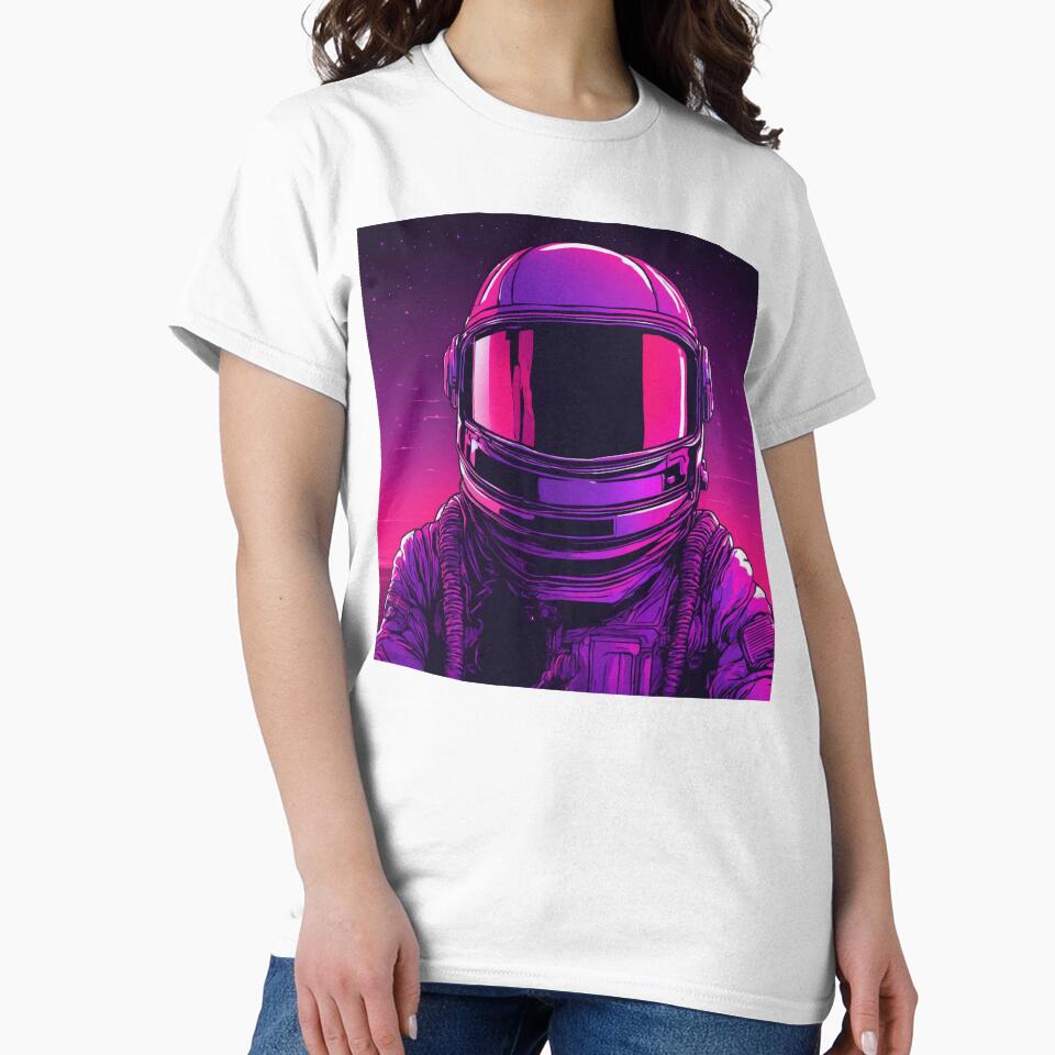 Retrowave Astronaut by Mars Outpost Outfitters