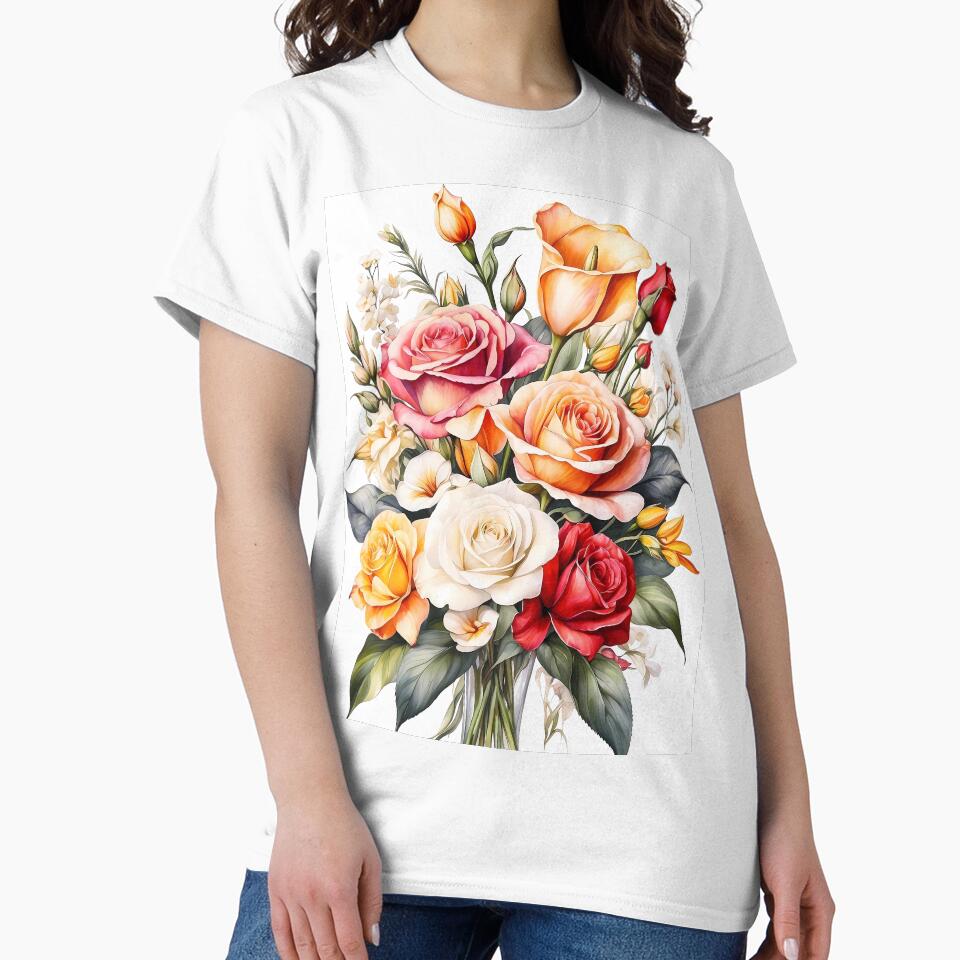 Eternal Elegance: Roses, Calla Lilies, Freesias, and Alstroemeria by Chicandcool