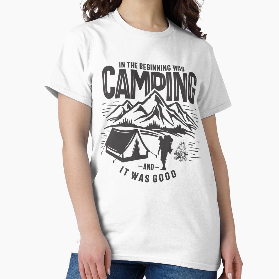 In The Beginning Was Camping Outdoor Adventure by cidolopez