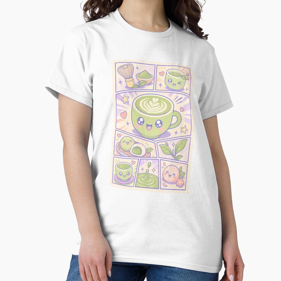 Kawaii Matcha Pop Panels by Magmashup