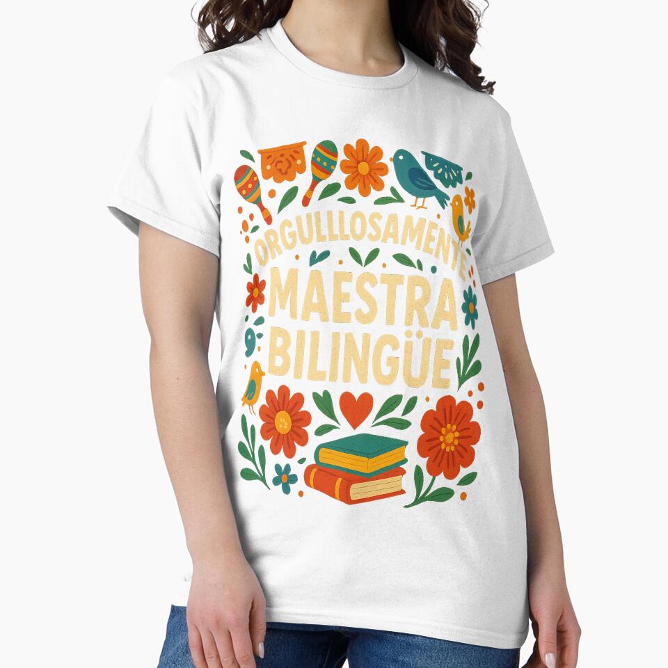 Orgullosamente Maestra Bilingüe | Colorful Cultural Design for Educators by Mi Clase Divertida