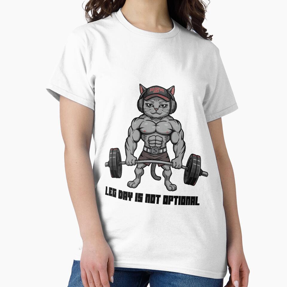 Go big or go home - Buff Cat Workout Motivation – Funny Gym Cat Workout Design by Iron Mind Club