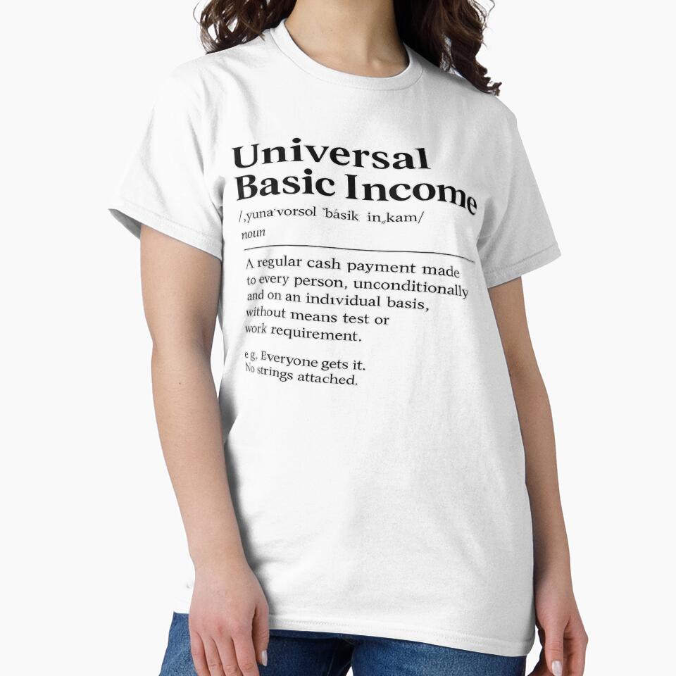 Universal Basic Income Dictionary Style Defintion by SociProgress