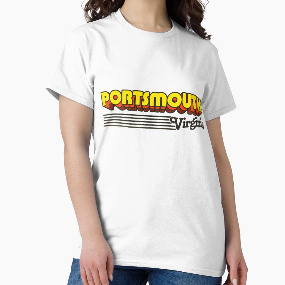Portsmouth, Virginia | Retro Stripes by retroready