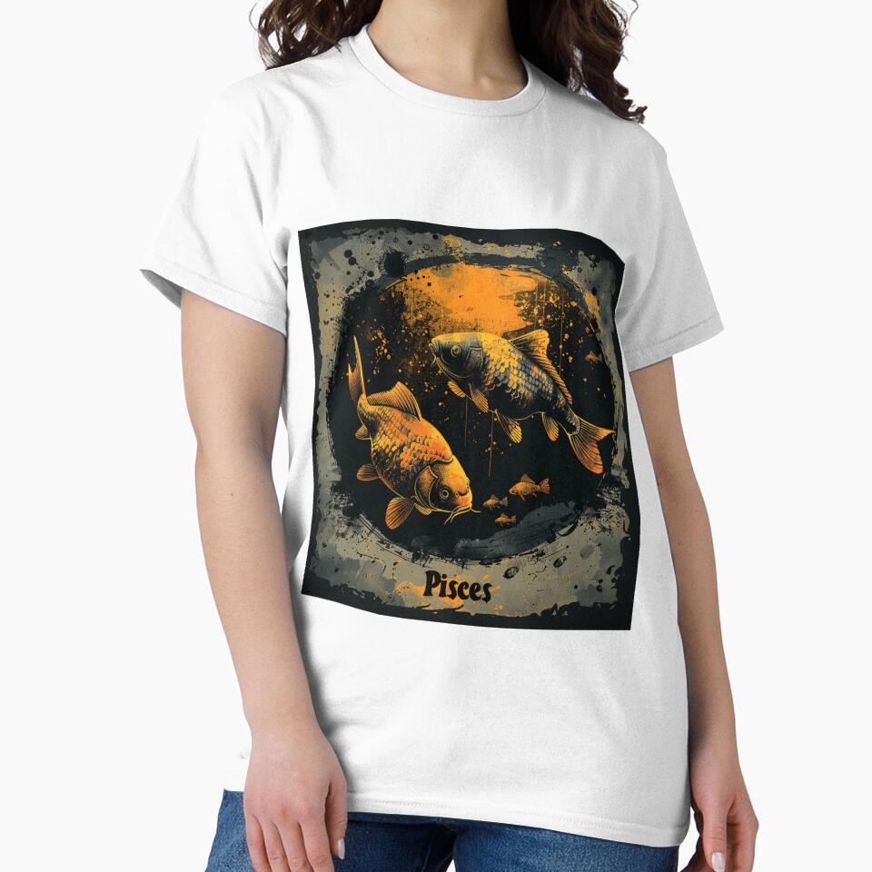 Grunge Style Pisces Zodiac Sign by AiHead