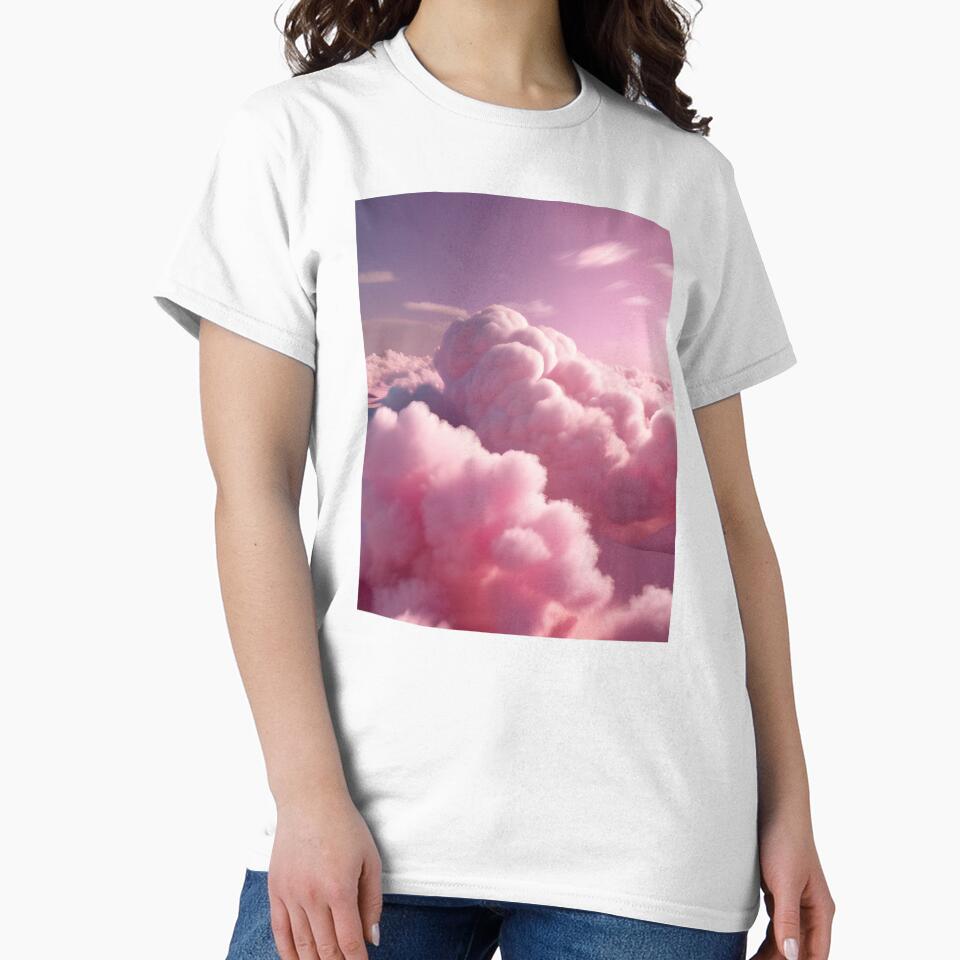 Cotton Candy Fairy Floss Pink Aesthetic Clouds by wtfbba