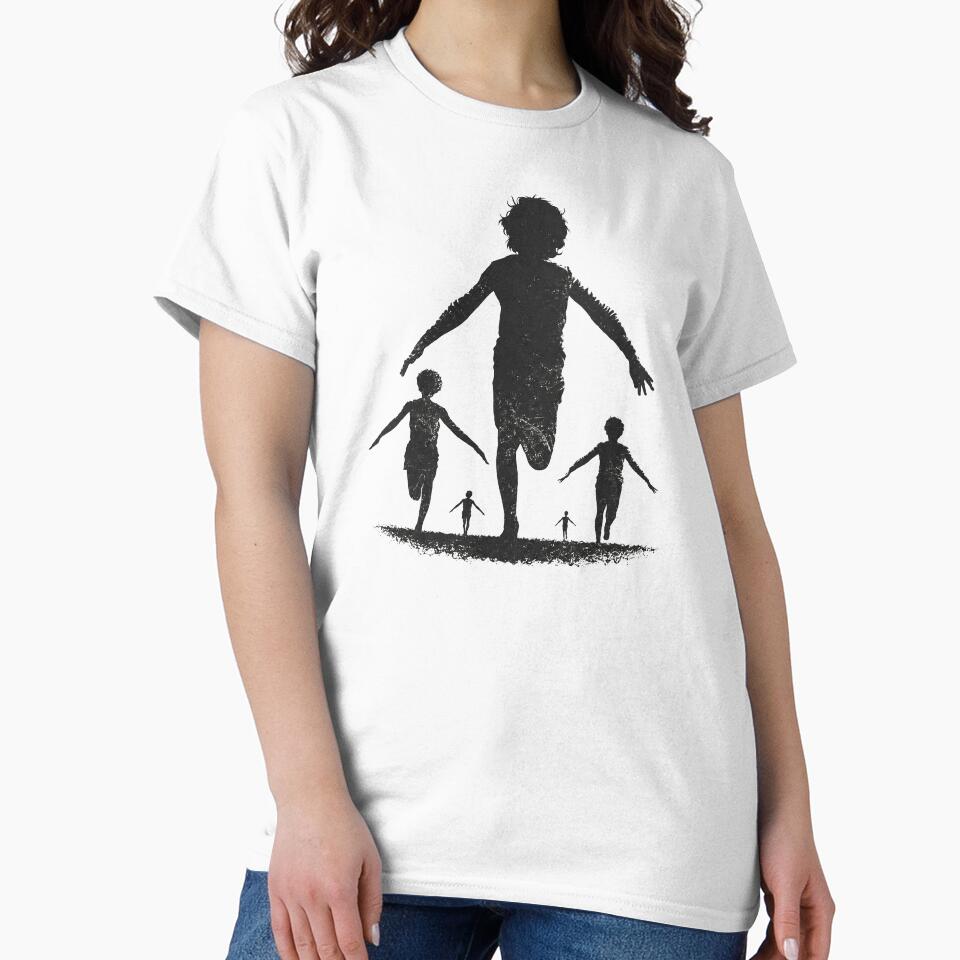 Running Children Weapons Movie Silhouette by MadcapPrints