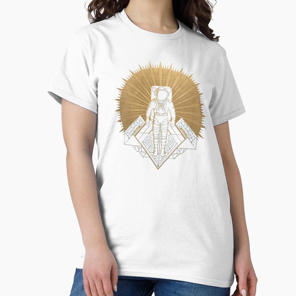Art Deco Astronaut Vintage Space Illustration by DayMarkThreads