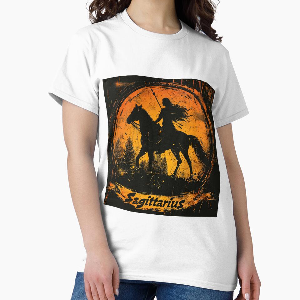 Grunge Style Sagittarius Zodiac Sign by AiHead