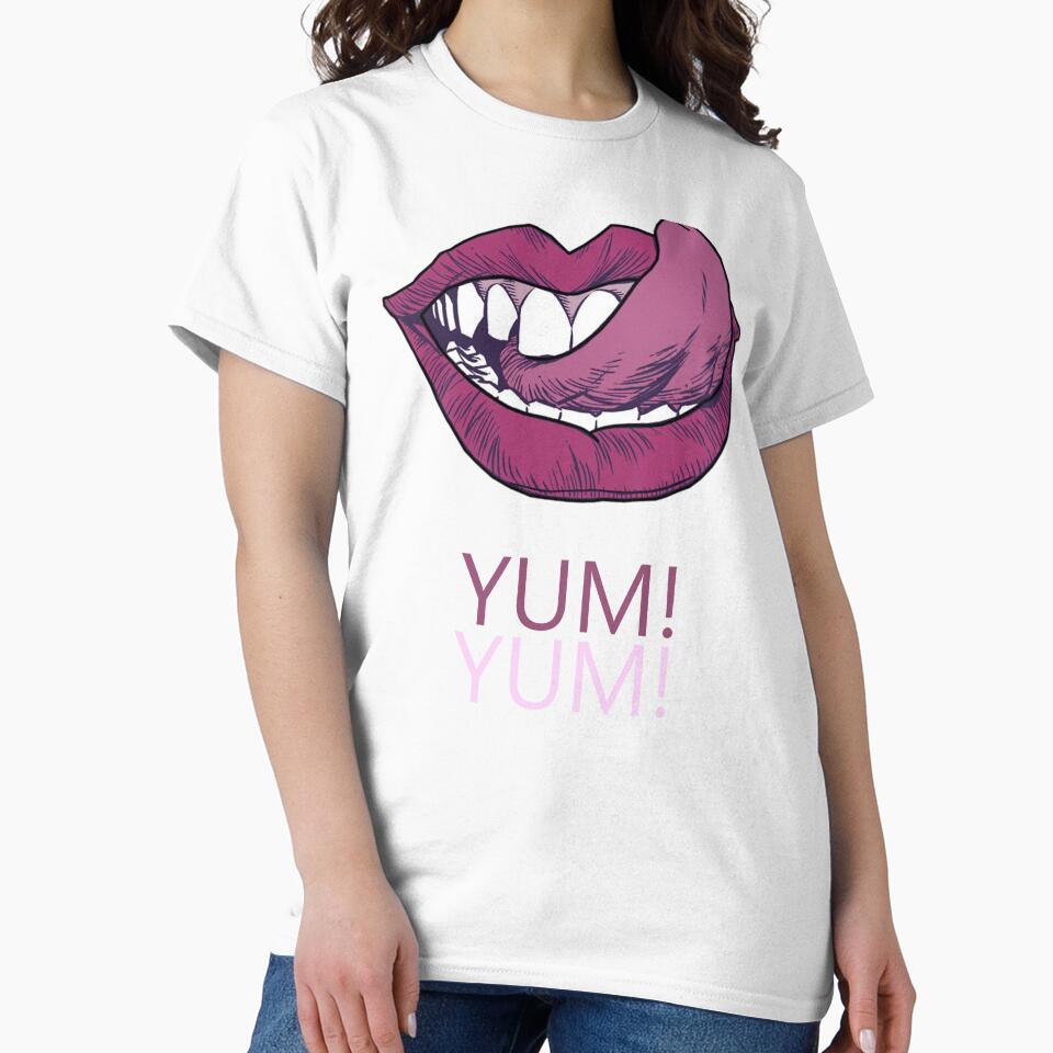 Yum Yum Unisex T-shirt by MercyArtStore