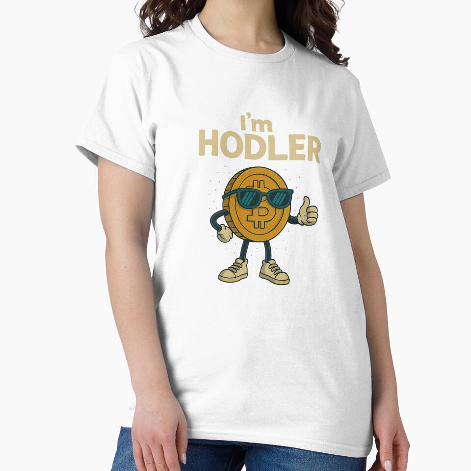 Bitcoin, I'm Hodler – Funny Gifts for Crypto Bitcoin Investor by Prints-by-Olaf