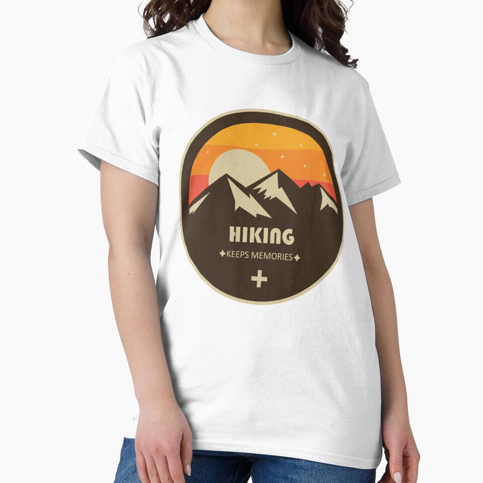 Hiking Keeps Memories Sunset Design by limos
