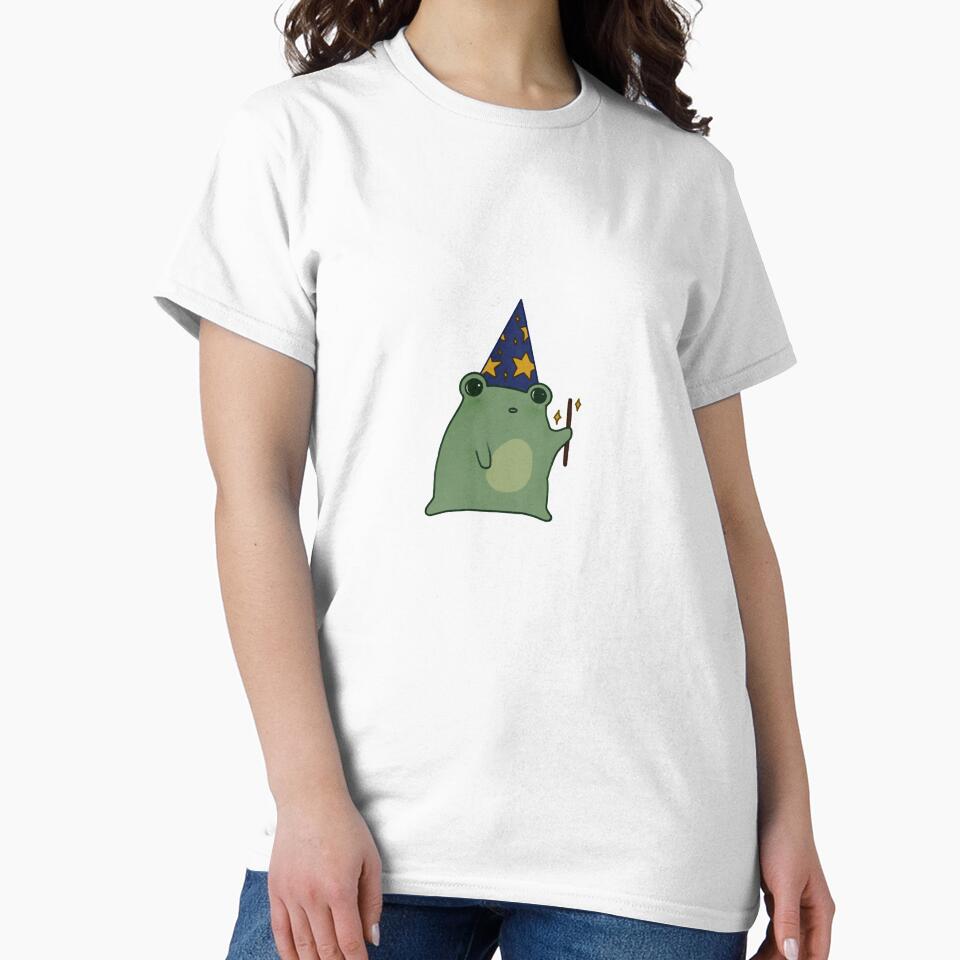 frog wizard with wand by Lauren G