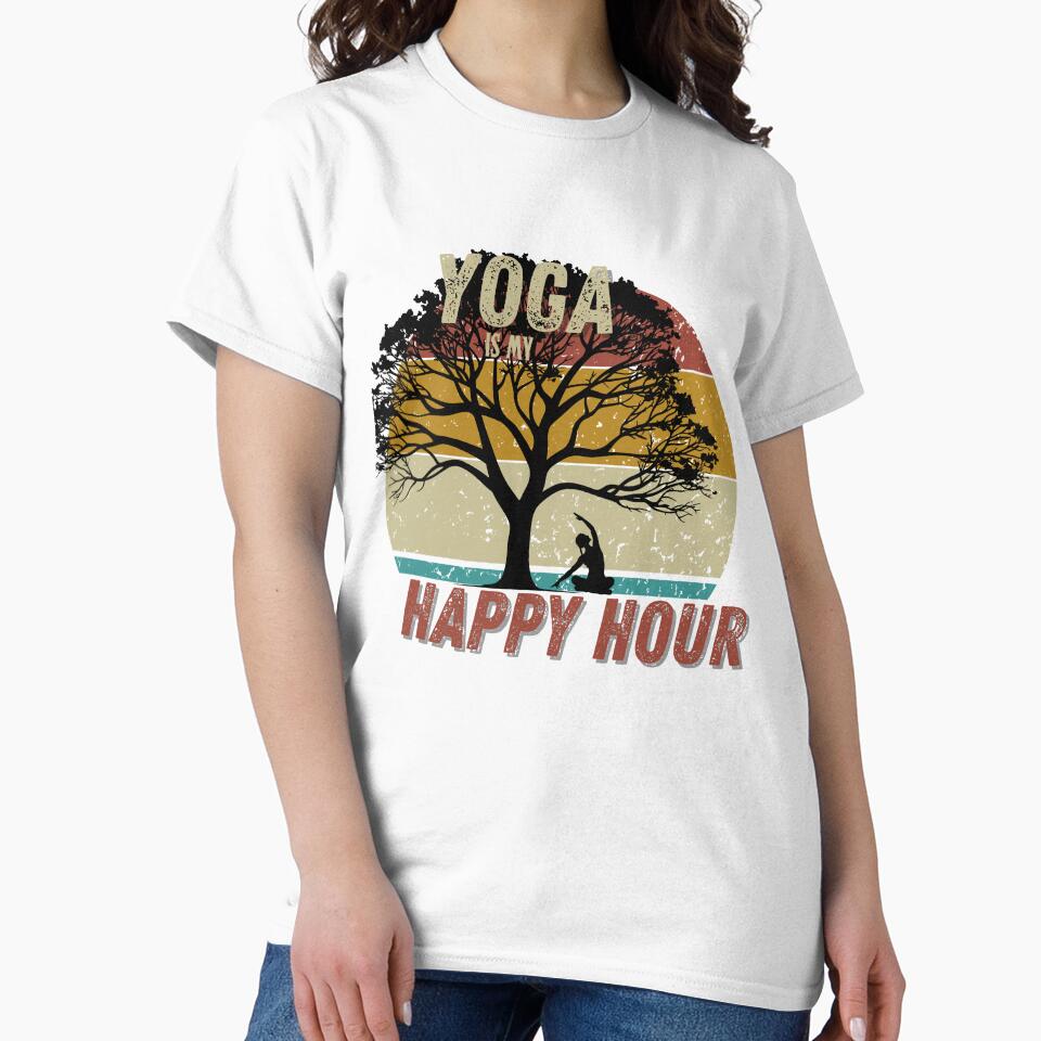 Yoga is my Happy Hour by CultureThreadz