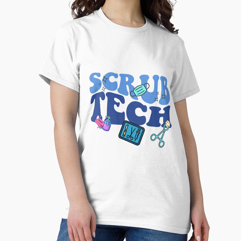 Scrub Tech Shirt by CareWearDesigns