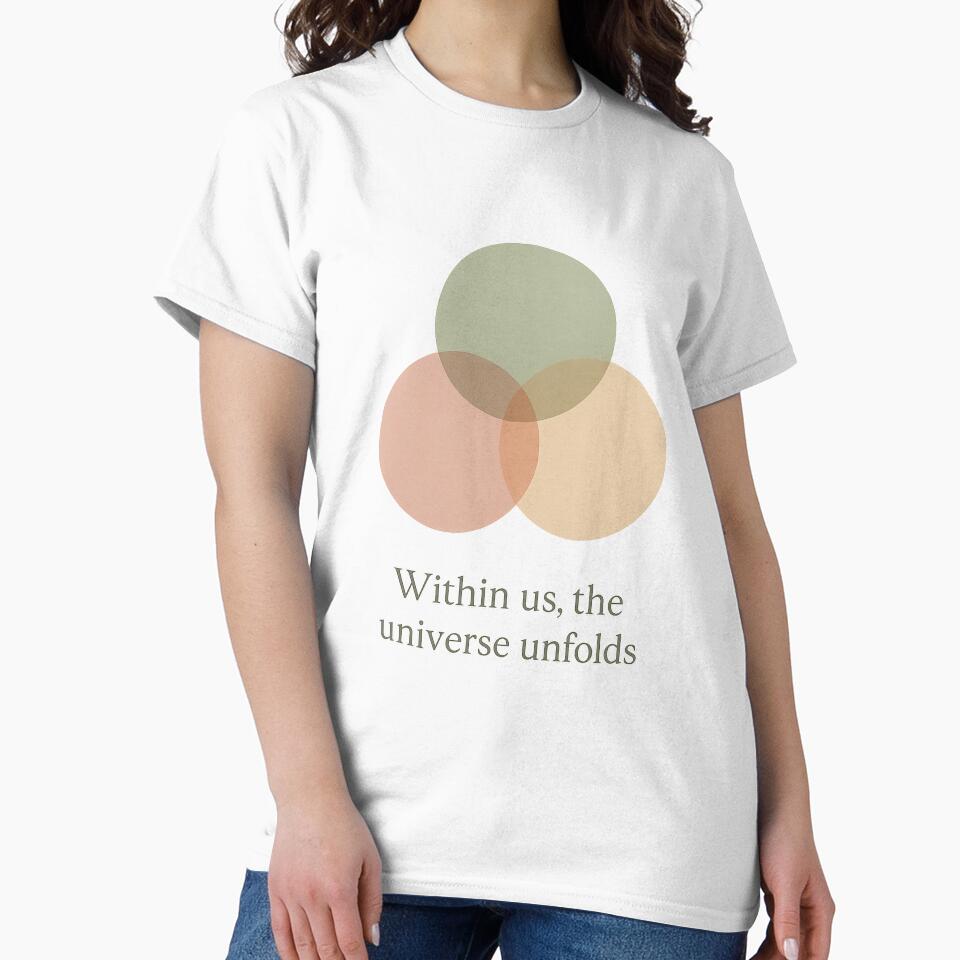 Balance within, a minimalist abstract circles art by unscriptedPixel