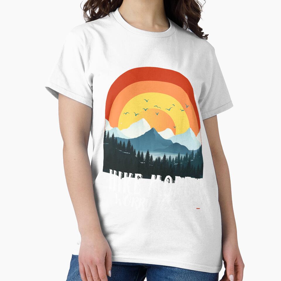 Hike More Worry Less by New Mentality: Mindset Apparel