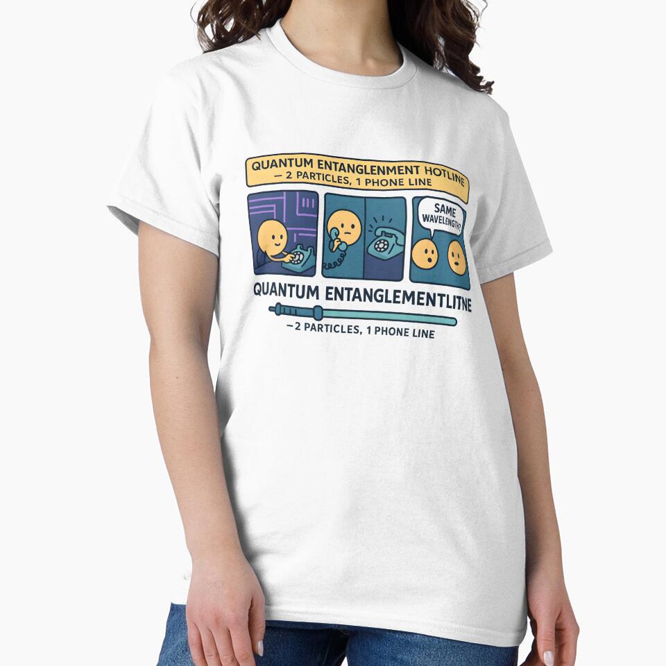 Quantum Entanglement Hotline | Funny Physics Comic for Science & STEM Nerds by Physics Lab