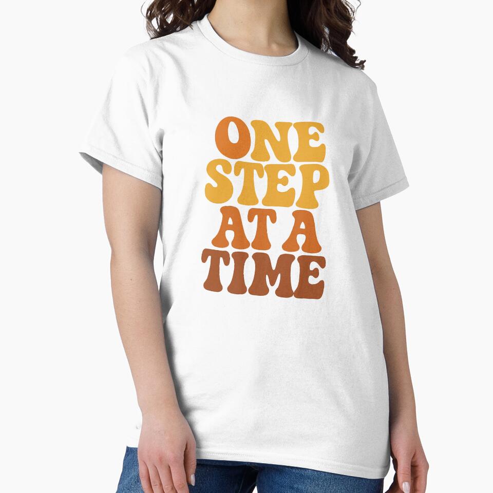 One Step at a Time Retro Typography by DaEeX