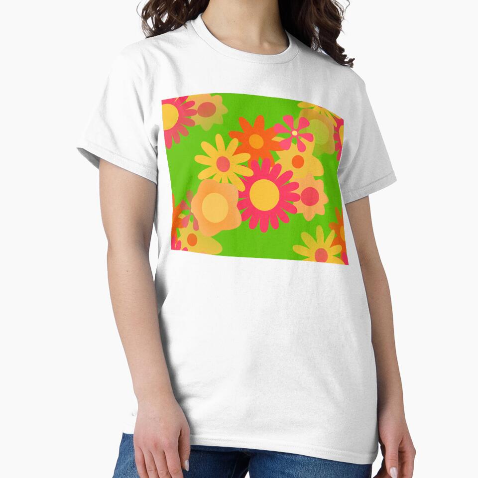 1960s vintage groovy mod floral by Gossip Rag