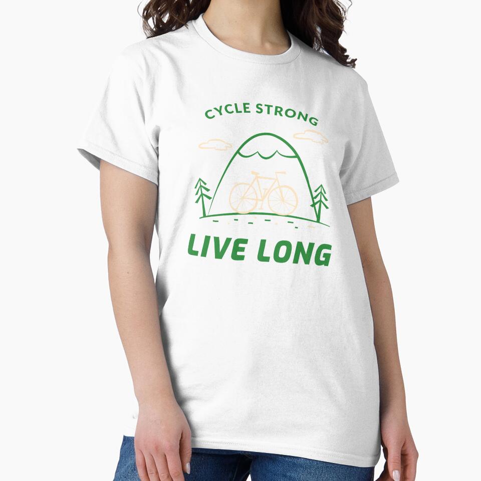 Cycle Strong Live Long Cycling by DomTeesHaven